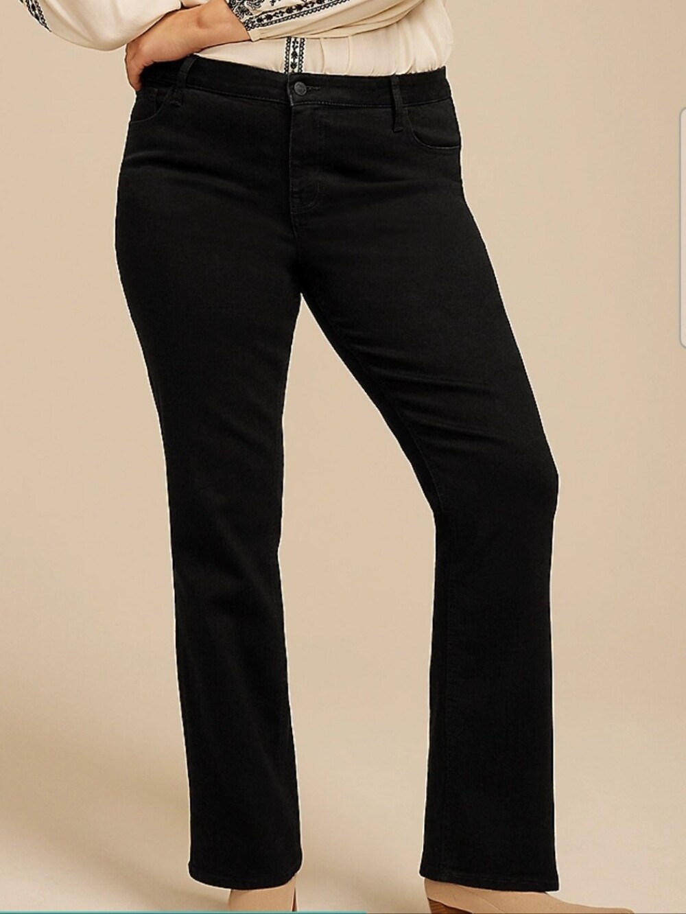 Maurices Black Slim Boot Mid-Rise Jeans